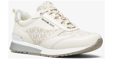 michael michael kors allie trainer extreme|allie stride leather trainer.